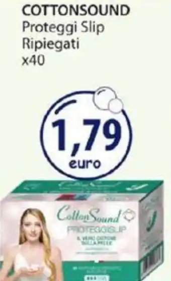 Acqua & Sapone COTTONSOUND Proteggi Slip Ripiegati x40 offerta