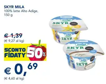 Esselunga SKYR MILA 100% latte Alto Adige, 150 g offerta