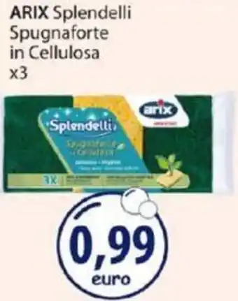 Acqua & Sapone ARIX Splendelli Spugnaforte in Cellulosa x3 offerta