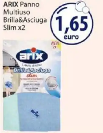 Acqua & Sapone ARIX Panno Multiuso Brilla&Asciuga Slim x2 offerta