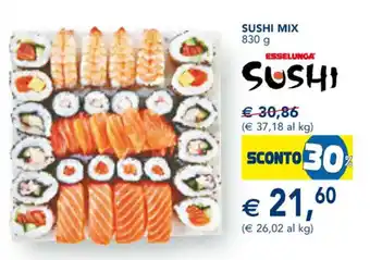 Esselunga SUSHI MIX 830 g offerta