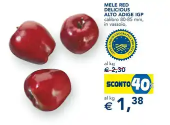 Esselunga MELE RED DELICIOUS ALTO ADIGE IGP offerta