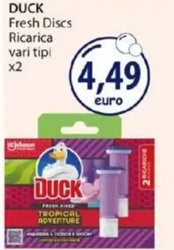 Acqua & Sapone DUCK Fresh Discs Ricarica vari tipi x2 offerta