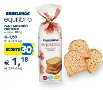 Esselunga PANE MORBIDO PROTEICO a fette, 400 g offerta