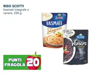 Esselunga RISO SCOTTI basmati integrale o venere, 230 g offerta