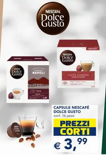 Esselunga CAPSULE NESCAFÉ DOLCE GUSTO conf. 16 pezzi offerta