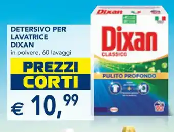 Esselunga DETERSIVO PER LAVATRICE DIXAN in polvere, 60 lavaggi offerta