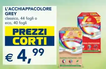 Esselunga L'ACCHIAPPACOLORE GREY classico, 44 fogli o eco, 40 fogli offerta