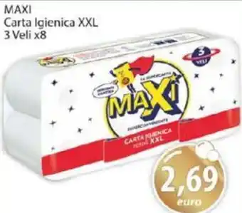 Acqua & Sapone MAXI Carta Igienica XXL 3 Veli x8 offerta