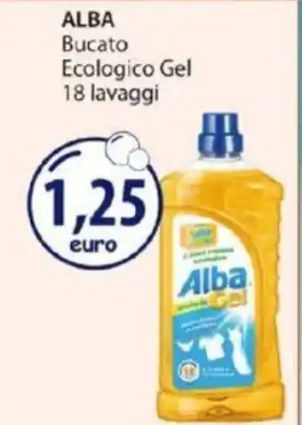 Acqua & Sapone ALBA Bucato Ecologico Gel 18 lavaggi offerta