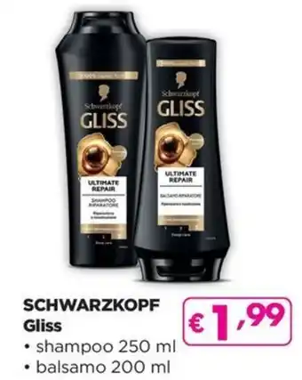 La Saponeria SCHWARZKOPF Gliss offerta