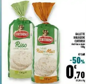 Conad Superstore Gallette biologiche di mais 130 g(ml) offerta