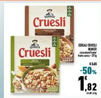 Conad Superstore Cruesli 4 frutti secchi 375 g(ml) offerta