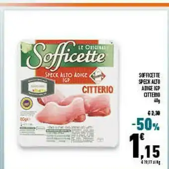 Conad Superstore Sofficette speck alto adige 60 g(ml) offerta
