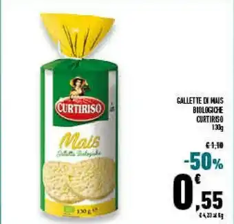 Conad Superstore Gallette di rio e mais biologiche 130 g(ml) offerta