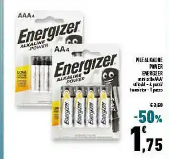 Conad Superstore Max aaa batteria monouso mini stilo aaa alcalino offerta