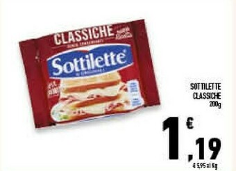 Conad Superstore Sottilette le originali classiche 200 g(ml) offerta