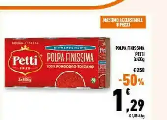 Conad Superstore Polpa finissima bio 400 g(ml) offerta