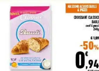 Conad Superstore Bauli croissant classica offerta
