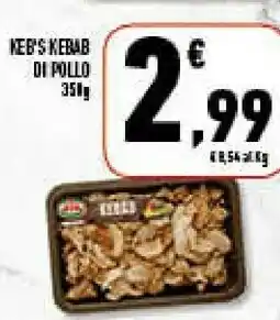 Conad Superstore Aia keb's kebab di pollo offerta