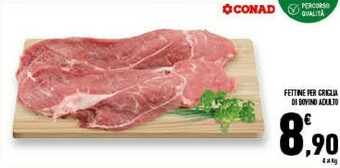 Conad Superstore Fettine per griglia di bovino adulto offerta