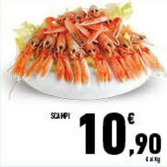 Conad Superstore Scampi offerta