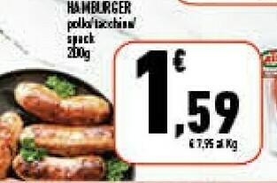 Conad Superstore Hamburger pollo offerta