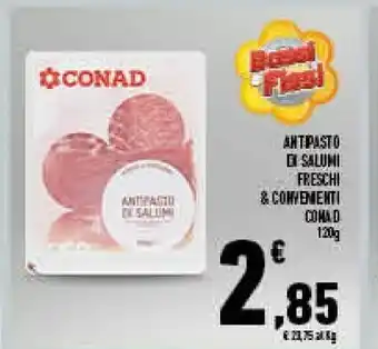 Conad Superstore Conad antipasto di salumi freschi & convienenti offerta