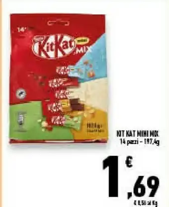 Conad Superstore Kit kat mini mix offerta