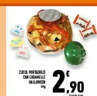 Conad Superstore Zucca portadolci con caramelle halloween offerta