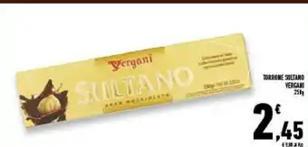 Conad Superstore Sultano gran nocciolato cioccolato al latte e alle nocciole gianduia con nocciole intere 250 g(ml) offerta