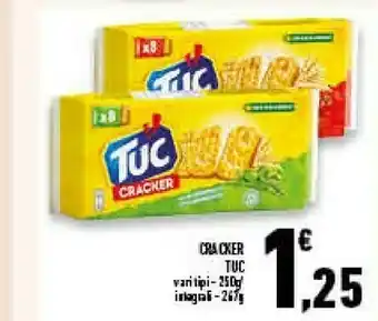 Conad Superstore Saiwa - tuc cracker classico 250 g(ml) offerta