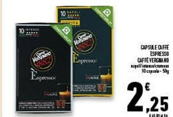 Caffe vergnano capsule caffe espresso