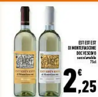 Conad Superstore Est est est di montefiascone doc vescovo offerta