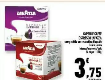Conad Superstore Lavazza capsule caffe espresso offerta