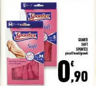 Spontex guanti soft
