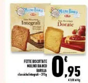 Conad Superstore Fette biscottate le integrali 315 g(ml) offerta