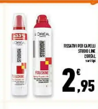 Conad Superstore Fissativi per capelli studio line offerta