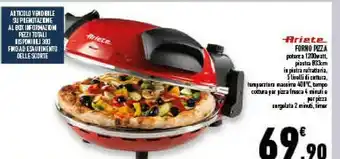 Conad Superstore 0909 macchina e forno per pizza 1 pizza(e) nero, rosso 1200 w offerta