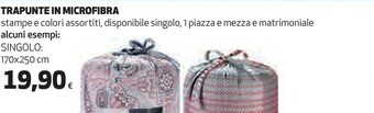 Ipercoop Trapunte in microfibra offerta
