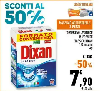 Conad Superstore Detersivo lavatrice in polvere classico offerta