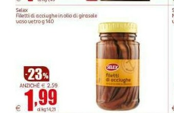Elite Filetti di acciughe in olio di girasole offerta