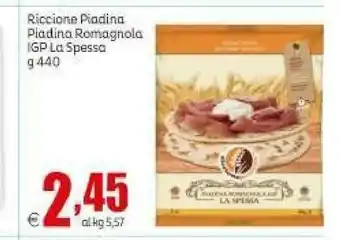 Elite Ricciolone piadina romagnola igp la spessa offerta