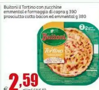 Elite Il tortino con zucchine emmental e formaggio di capra offerta