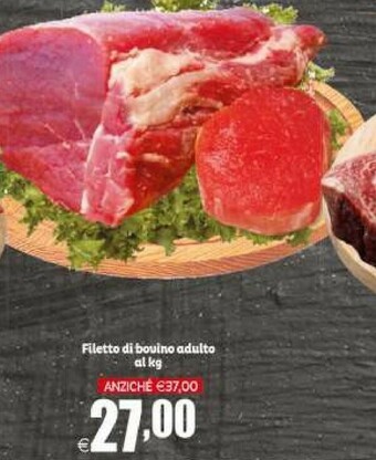 Filetto di bovino adulto