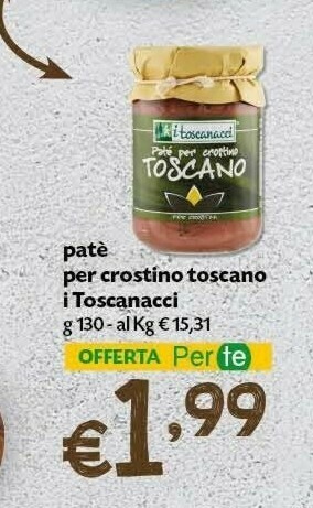Pam Pate per crostino toscano offerta