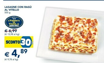 Esselunga Lasagne con ragu al vitello offerta