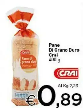 Crai Pane di grano duro offerta