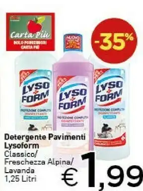 Crai Lysoform 8717163806968 detergente/restauratore per pavimento liquido (concentrato) offerta