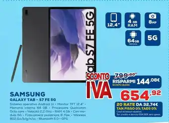 Euronics S7 fe 5g offerta